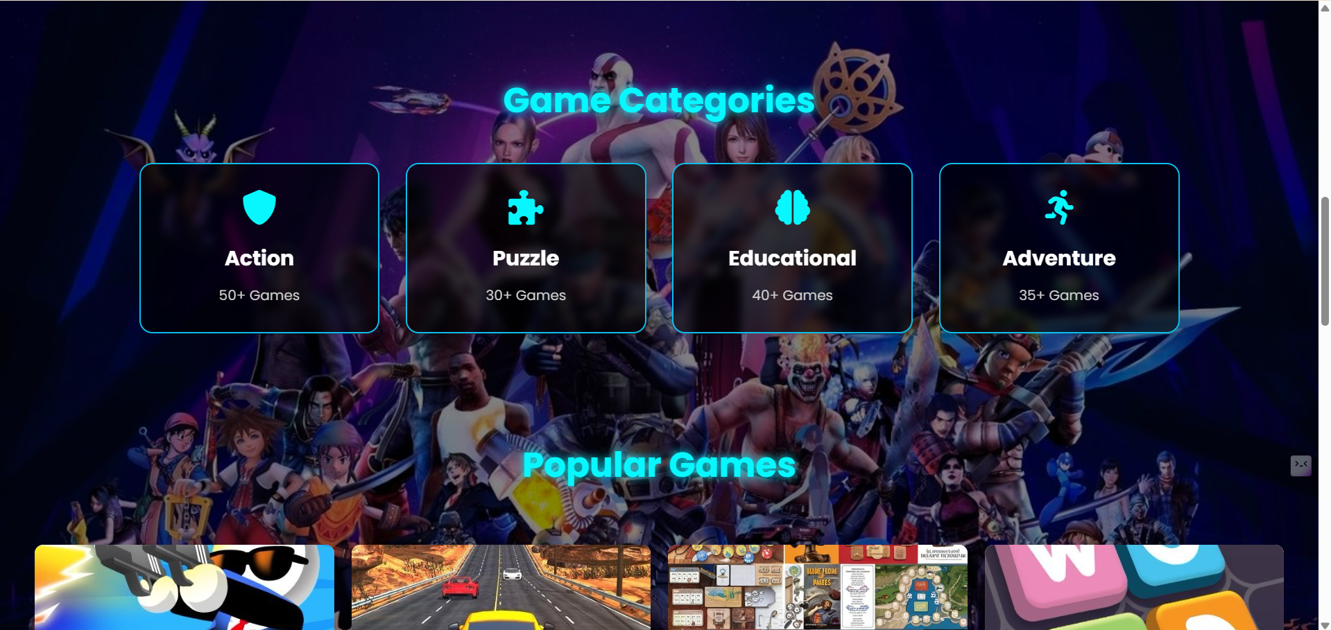 Game Dashboards